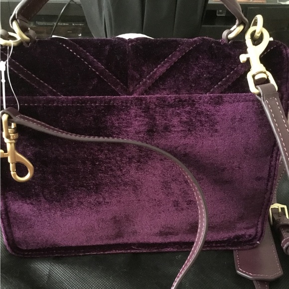 Aimee Kestenberg Purple Leather Cross Body Bag New with tags - Picture 6 of 7